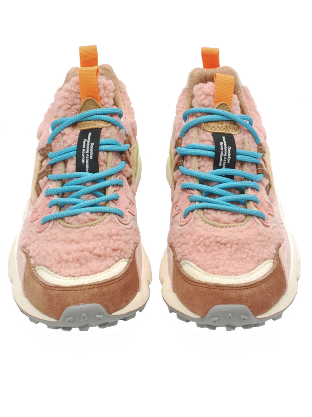 Sneakers Donna Flower Mountain Yamano 3 Taupe Beige Orange (Cod. 2D98) - ai25 - Calzature Nucca