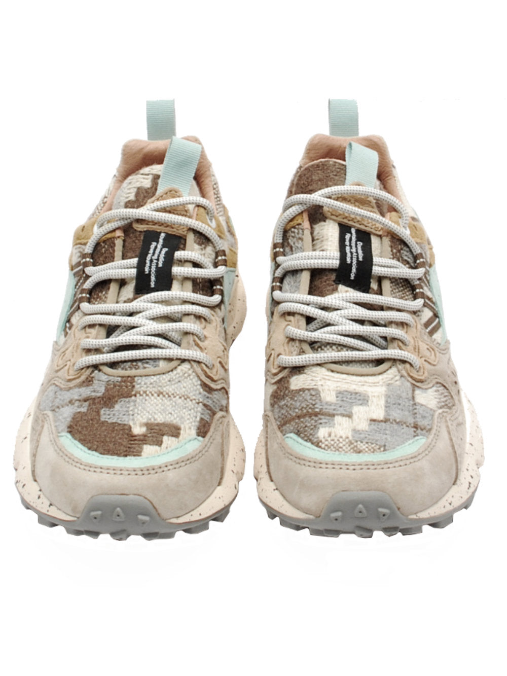 Sneakers Donna Flower Mountain Yamano 3 Taupe Milk Mustard (Cod. 2D79) - ai25 - Calzature Nucca