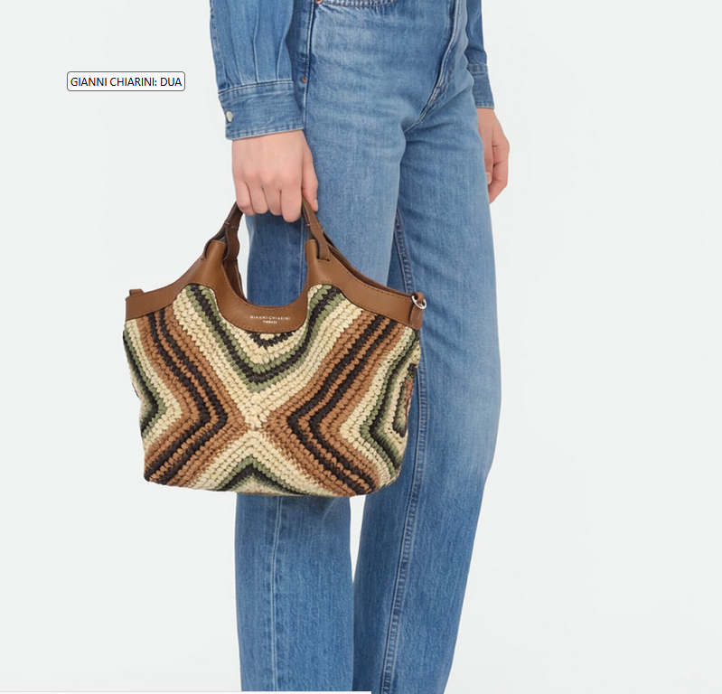 Borsa Gianni Chiarini Dua - Rafia Willow (Art. BS12189) Pe26