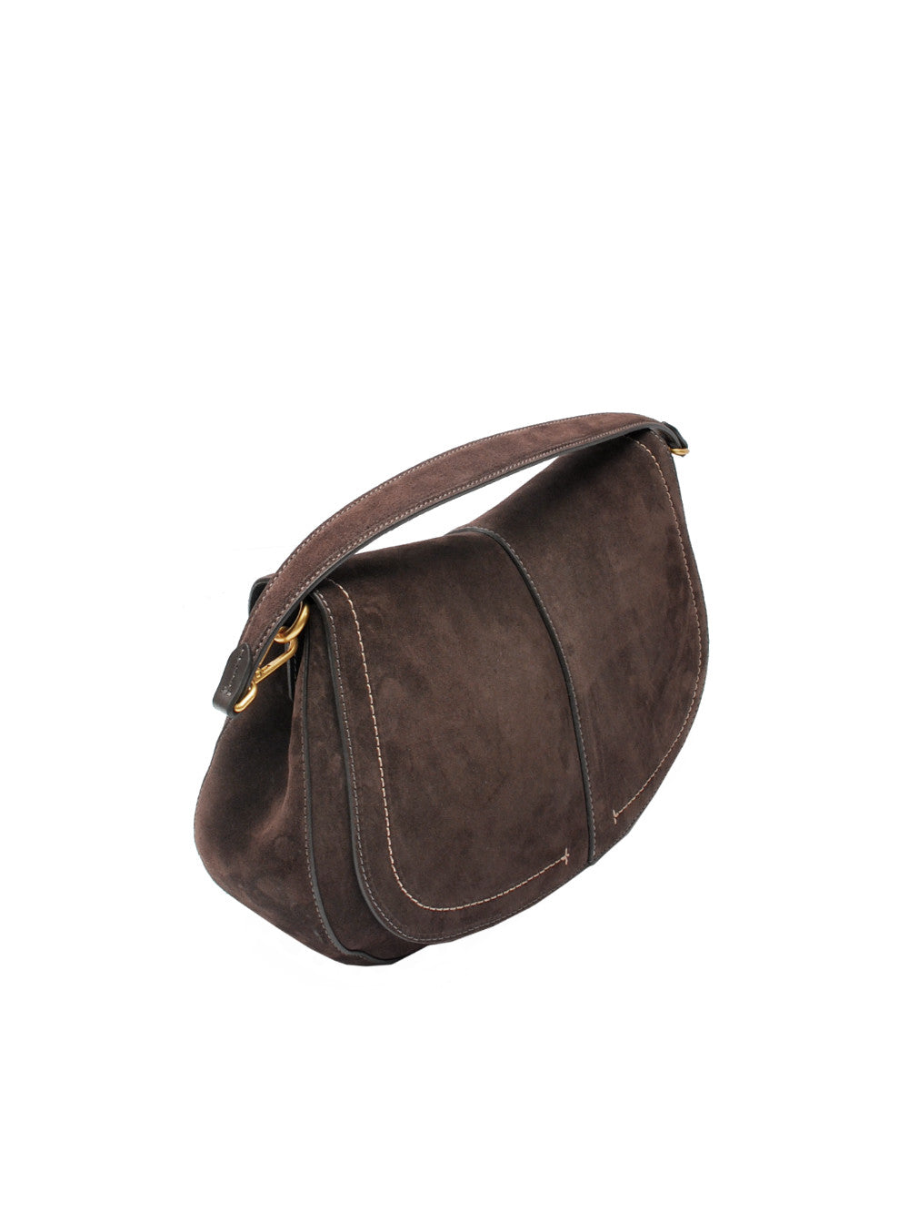 Borsa Gianni Chiarini HELENA ROUND - Camoscio Moka (Art. BS12619) Ai26