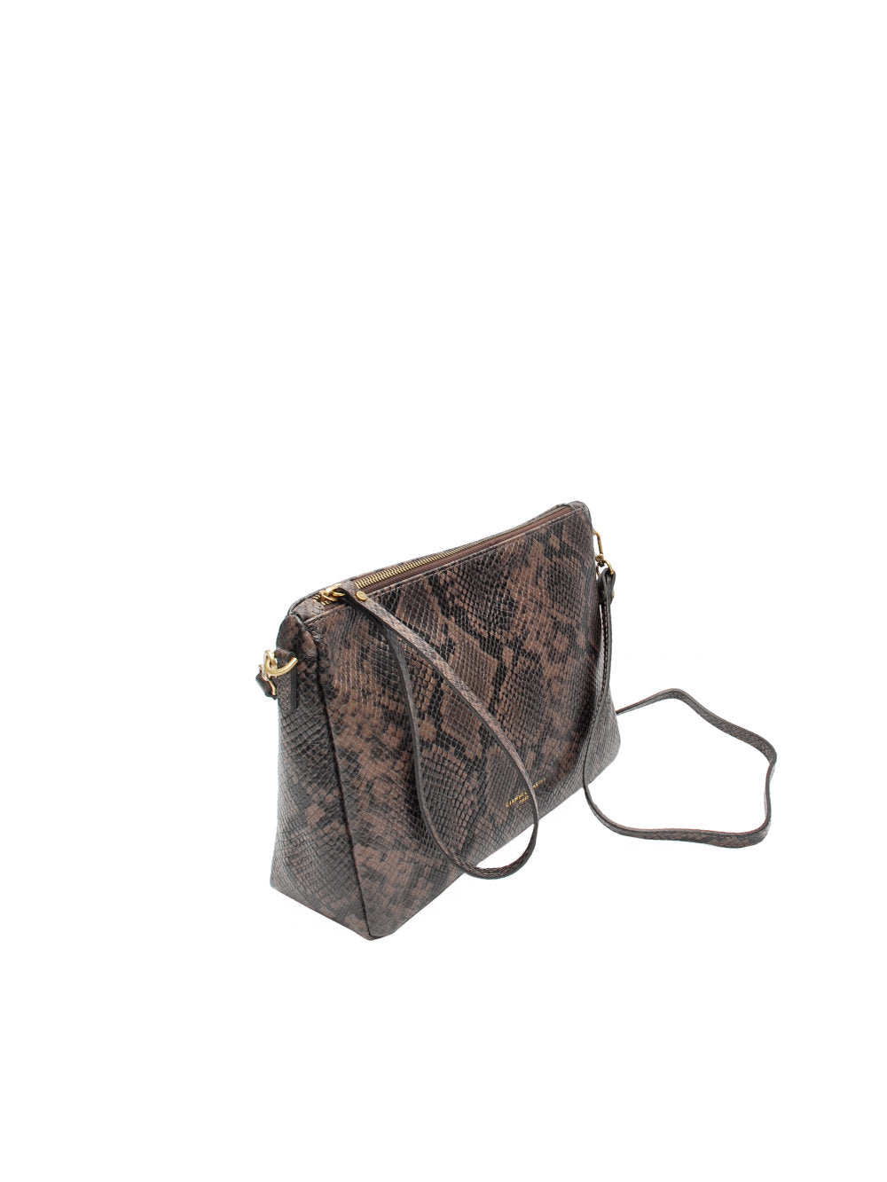Borsa Gianni Chiarini NORA POUCH - Pitone Espresso (Art. BS 10225) Ai26