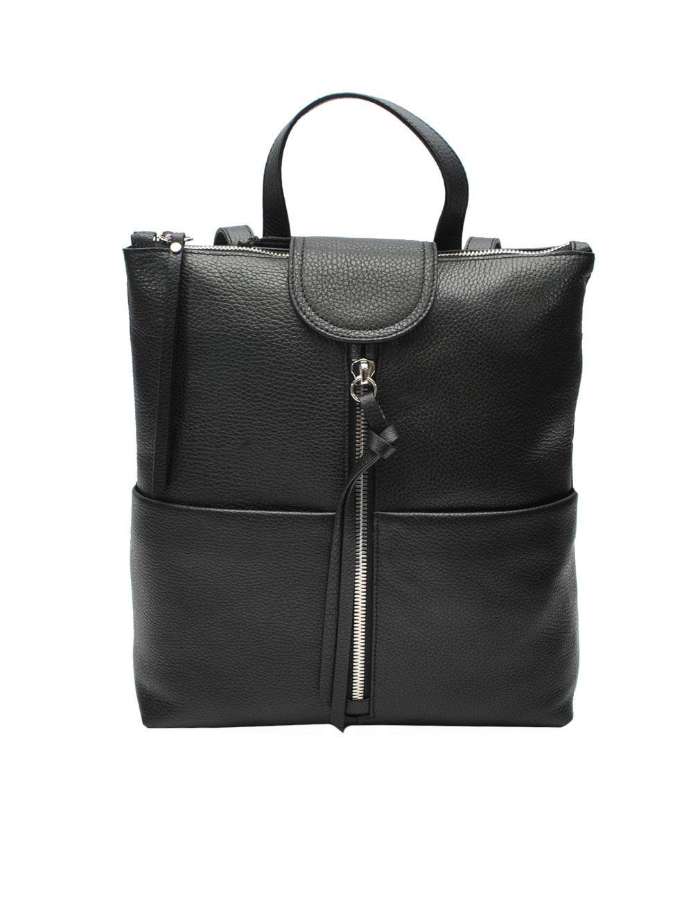 Zainetto Gianni Chiarini GIADA ZN7040 - Pelle Martellata Nera Ai25 - Calzature Nucca