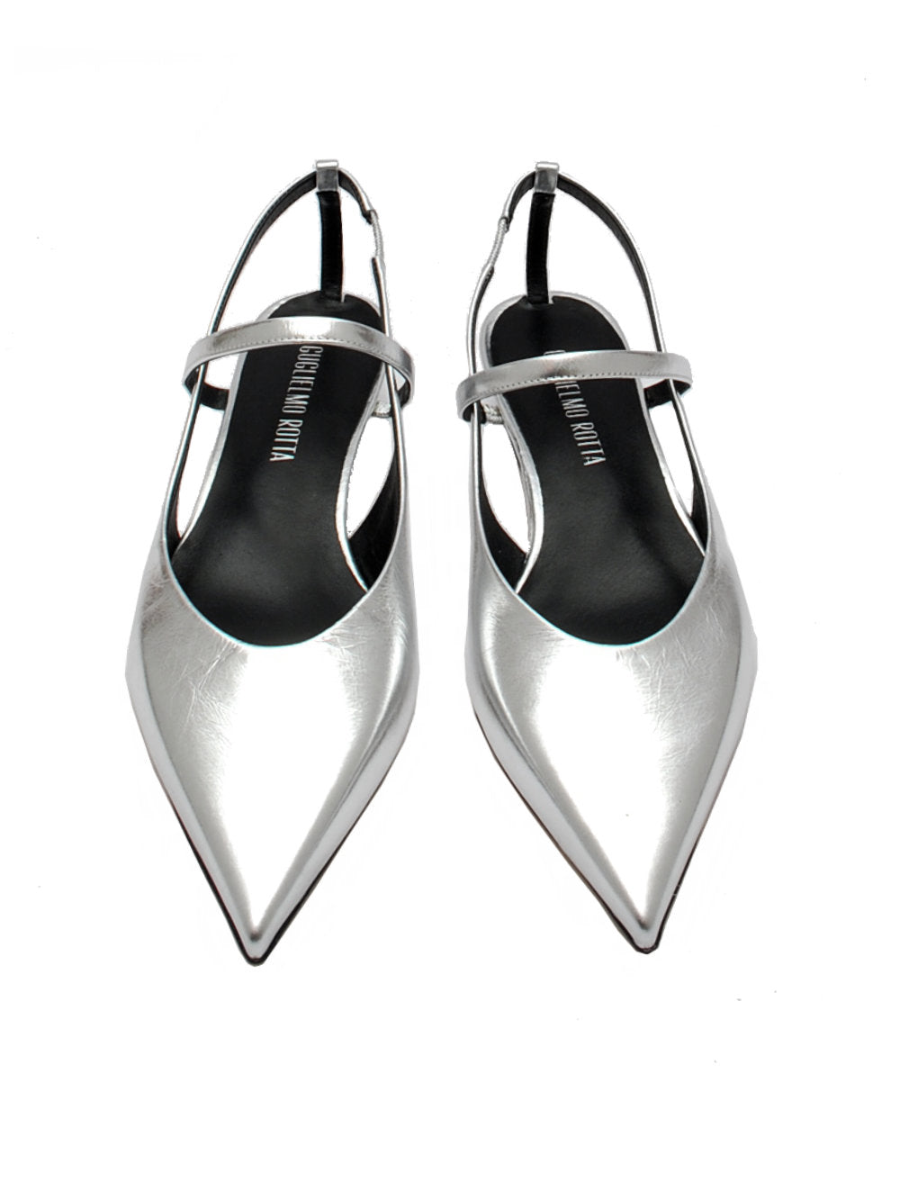 Décolleté Donna Guglielmo Rotta HARPER Scratch Argento Pe25- Calzature Nucca