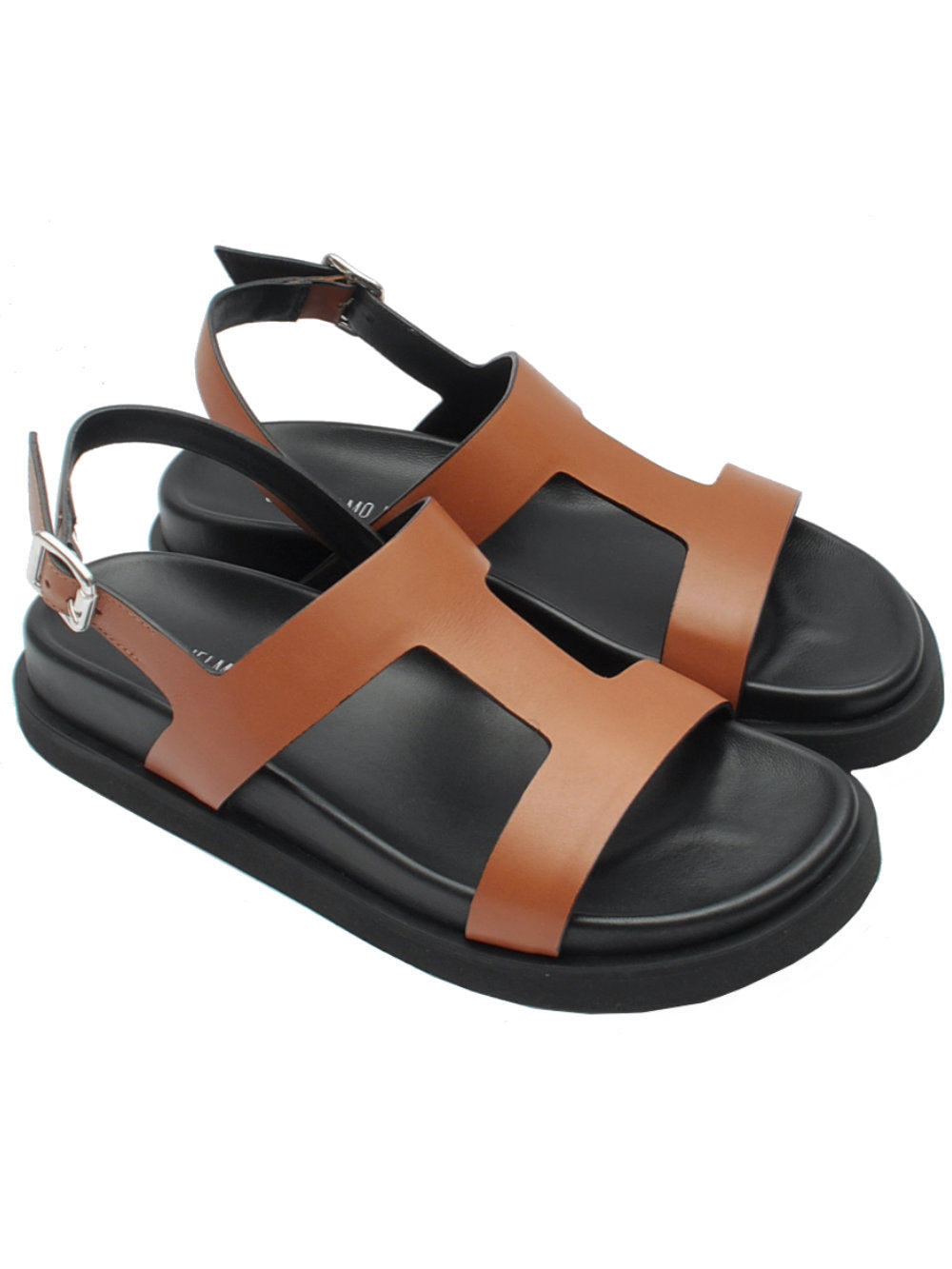 Guglielmo Rotta Sandalo Thea Vitello Nut | Fussbett Anatomico Pe25 Calzature Nucca