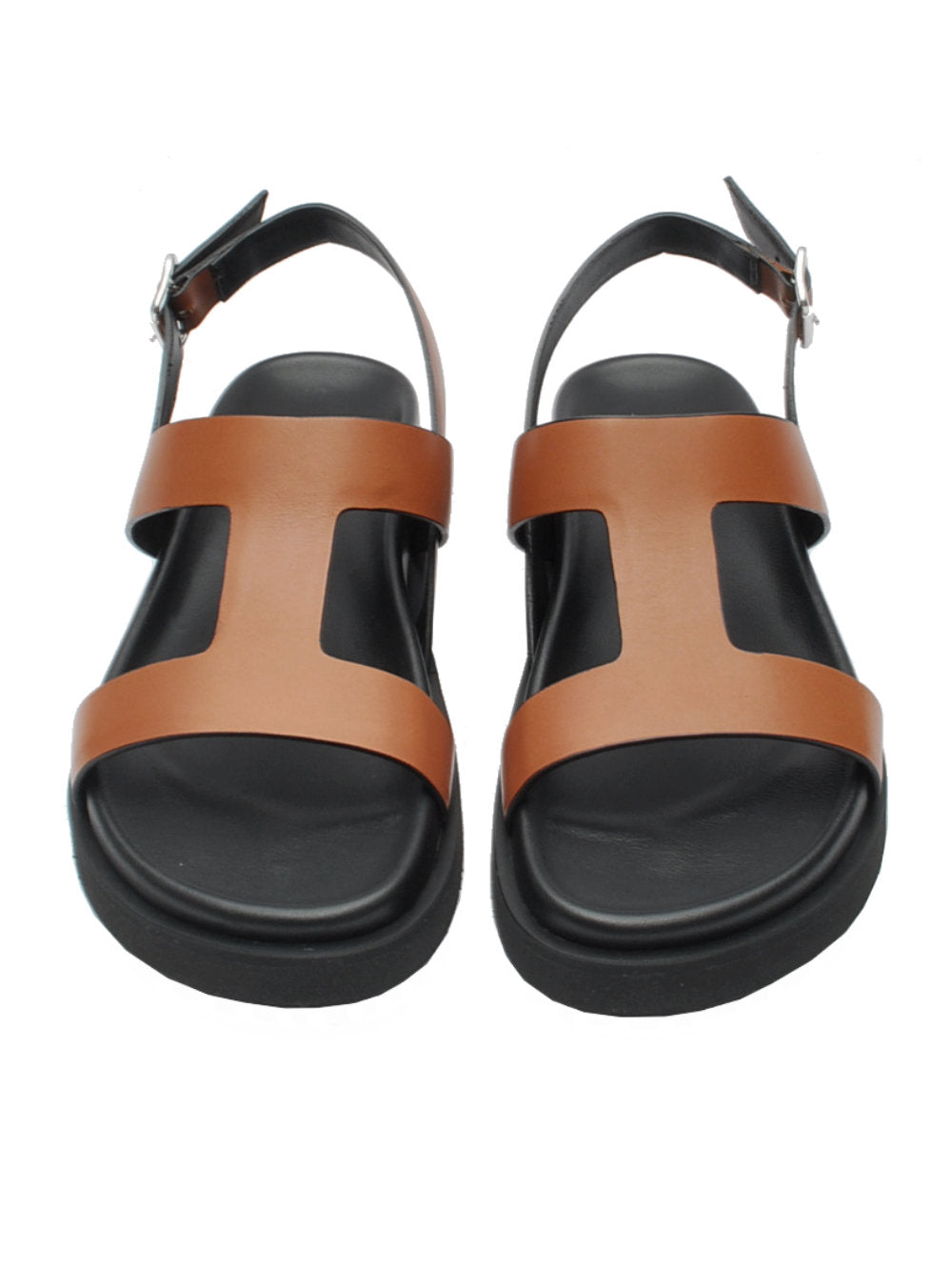 Guglielmo Rotta Sandalo Thea Vitello Nut | Fussbett Anatomico Pe25 Calzature Nucca