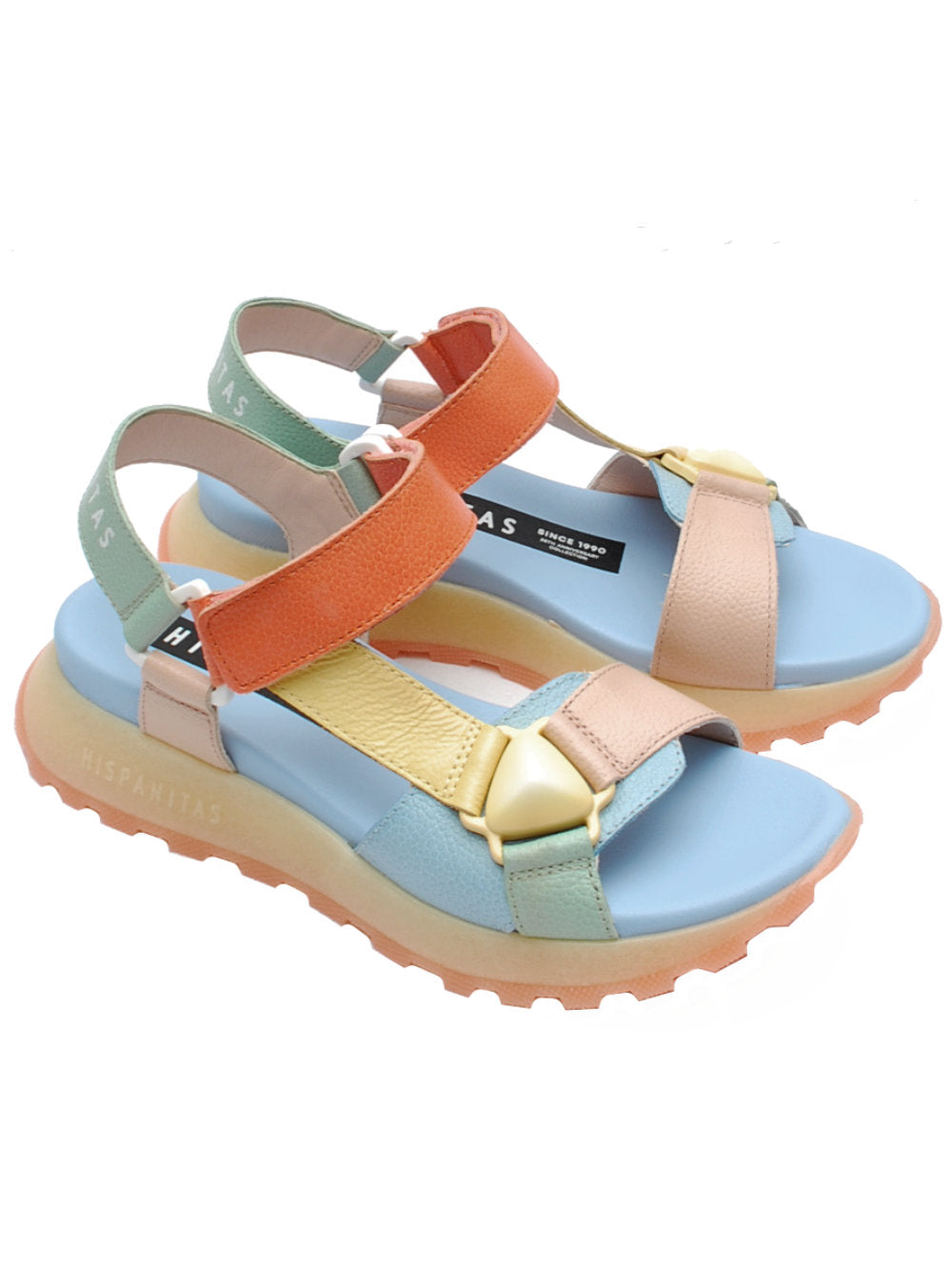 Sandali Sportivi Donna Hispanitas 253896 Eucalipto Nude Pe25 - Calzature Nucca