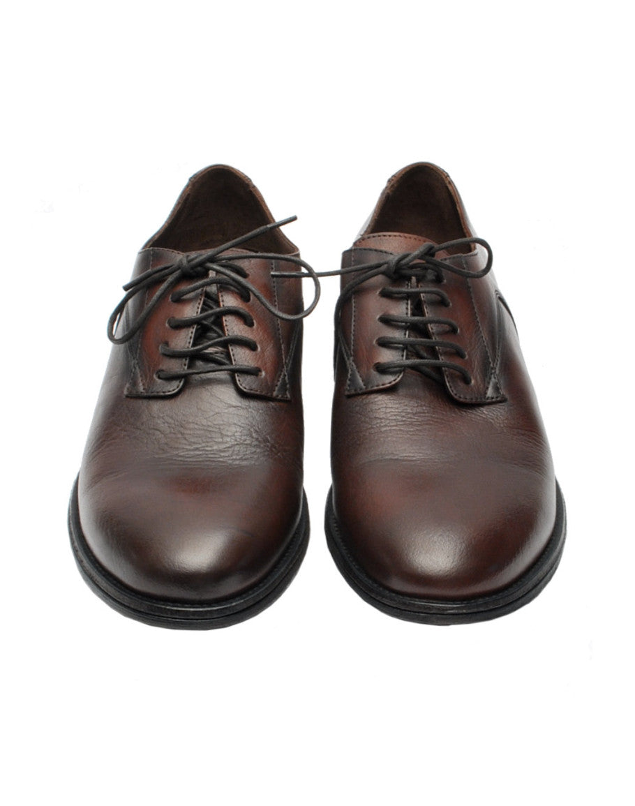 HUNDRED SCARPA ALLACCIATA 865-04 MARRONE PE23