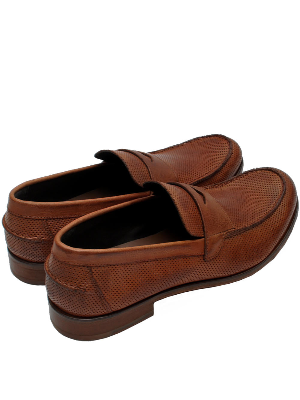 J.P. David Mocassino Microforato 2580/1 Cuoio Pe26