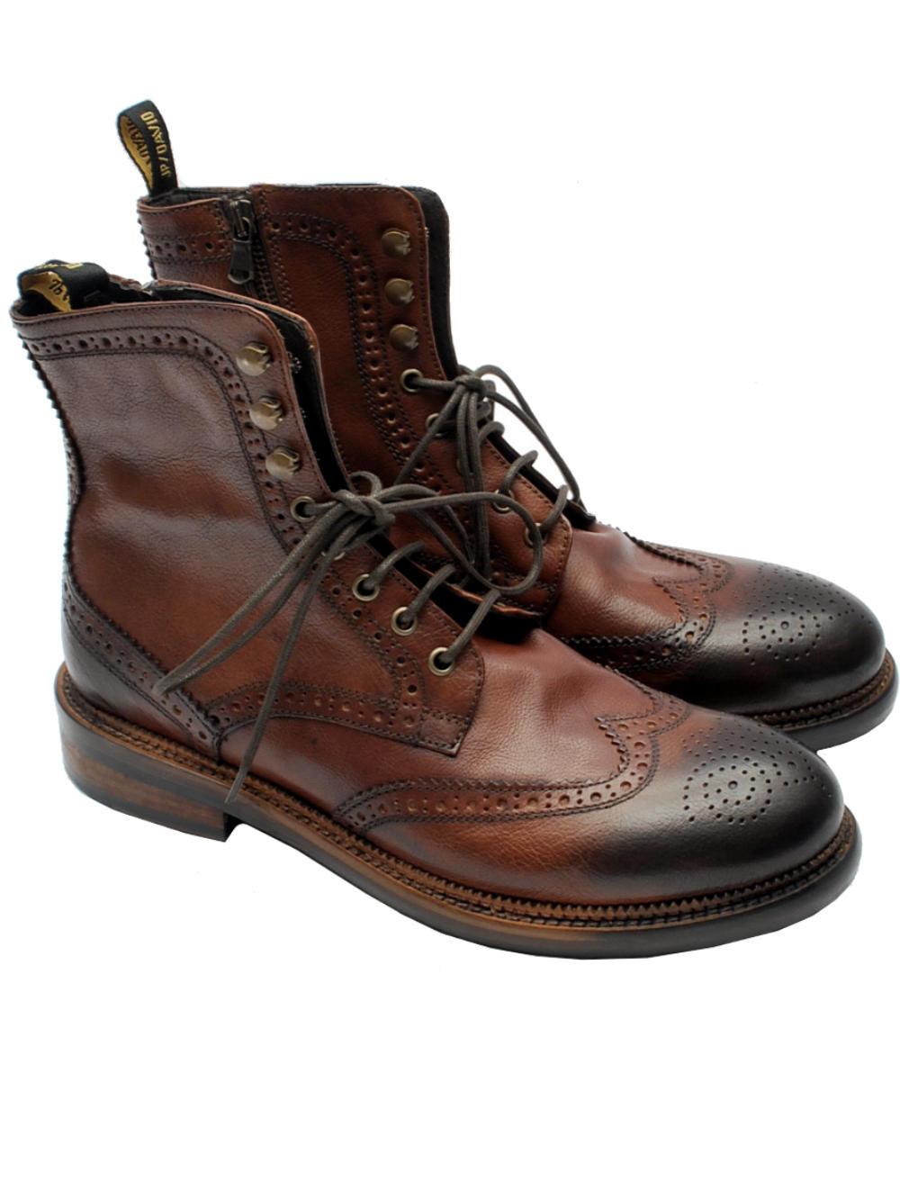 J.P. David polacchino cuoio scuro 37340/1 ai25 - Calzature Nucca