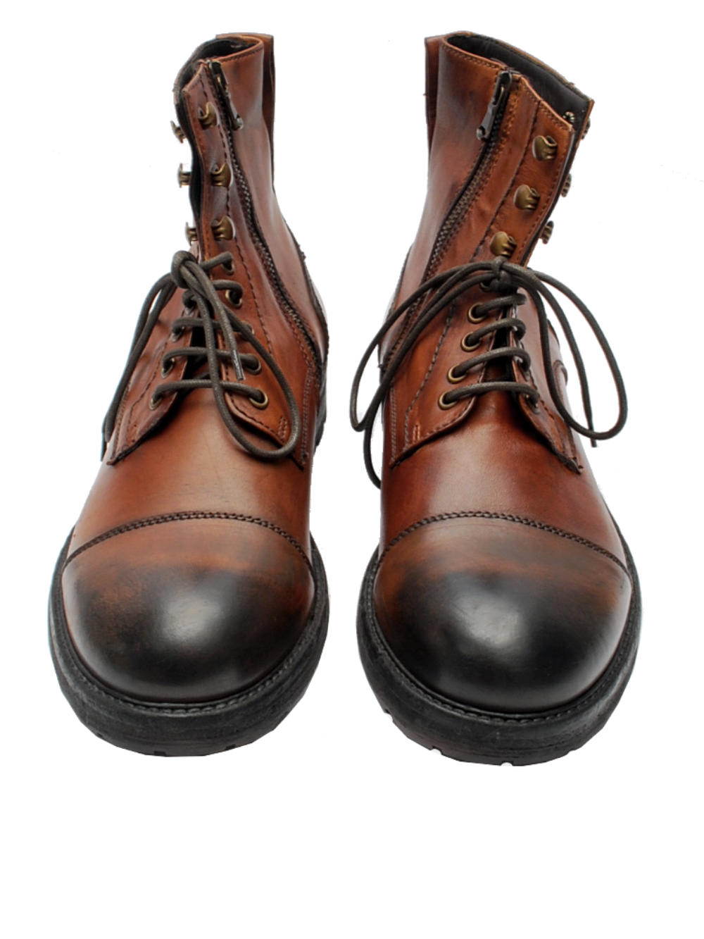 J.P. David polacchino cuoio scuro 3830/370 ai25 - Calzature Nucca