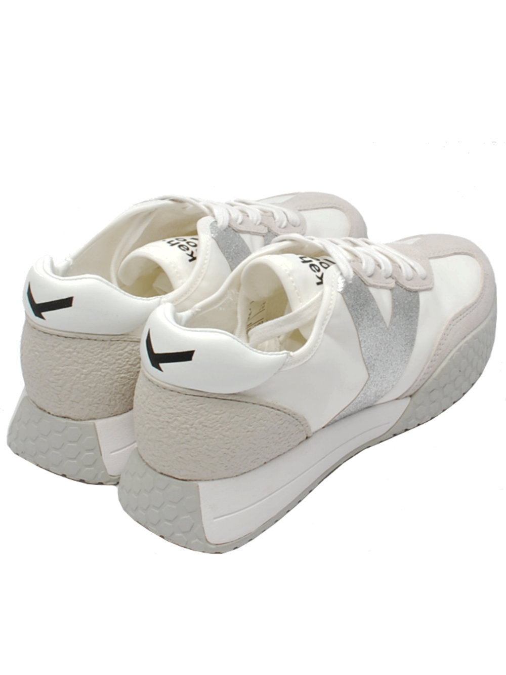 Kehnoo sneaker white silver 9312 pe24