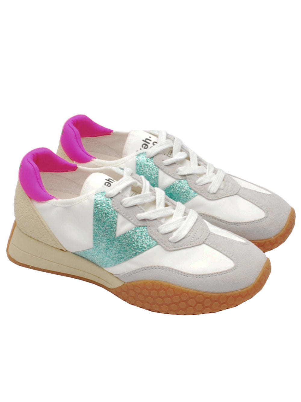 Kehnoo sneaker white sky fuxia 9312 pe24