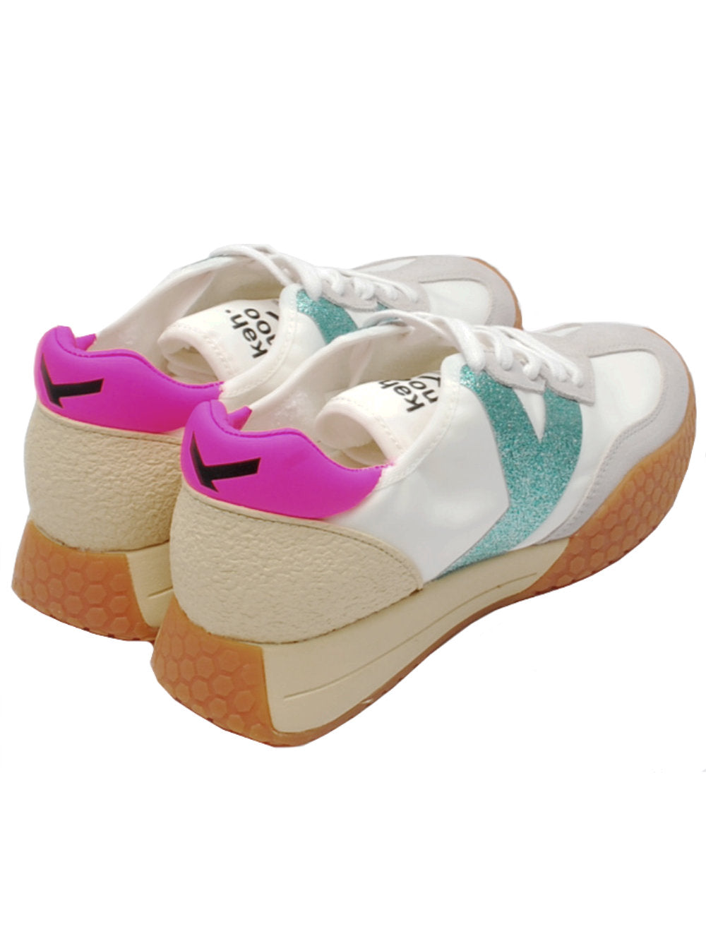 Kehnoo sneaker white sky fuxia 9312 pe24