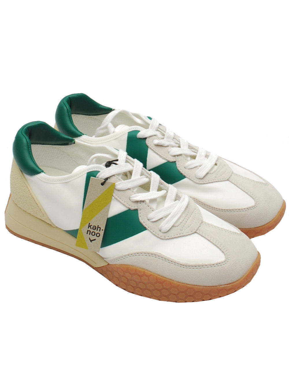 Kehnoo sneaker 9313 verde e bianco pe24