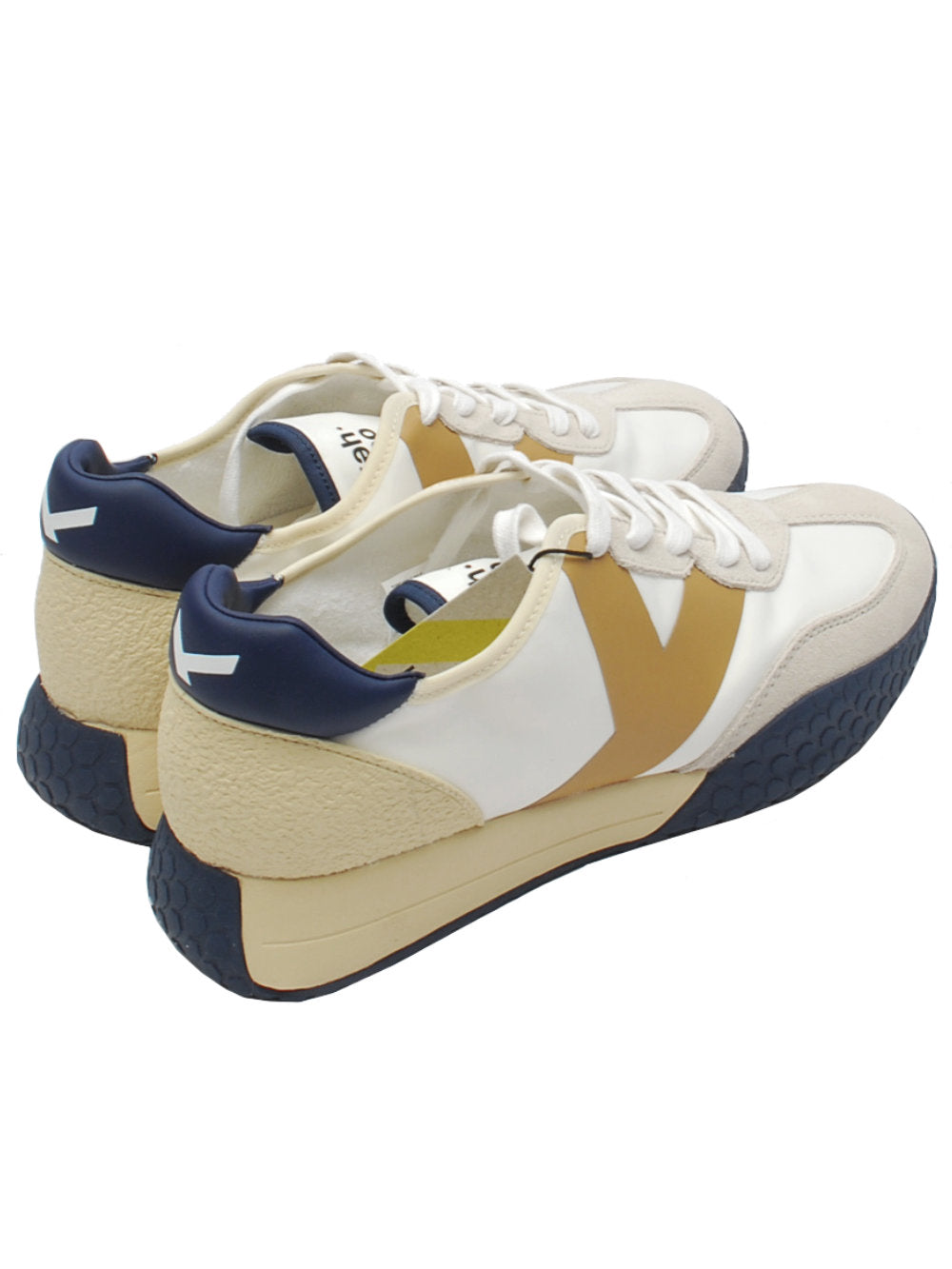 Kehnoo sneaker 9313 bianco beige e blu pe24