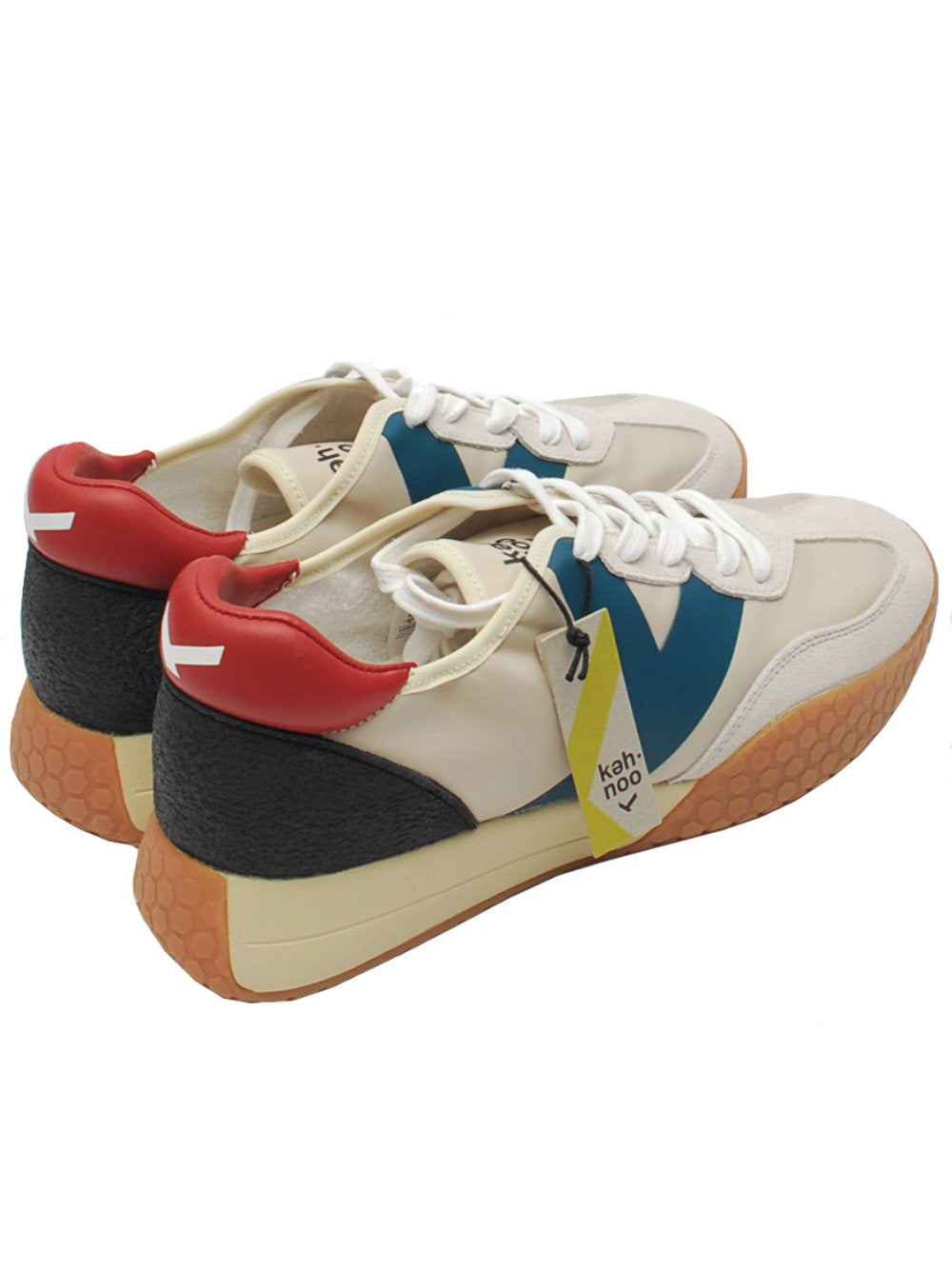 Kehnoo sneaker 9313 bianco e beige pe24