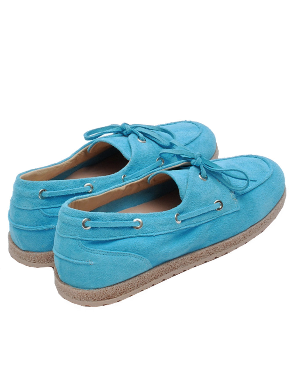Barche Donna Lara Manni 1002 Camoscio Azzurro Pe25 - Calzature Nucca