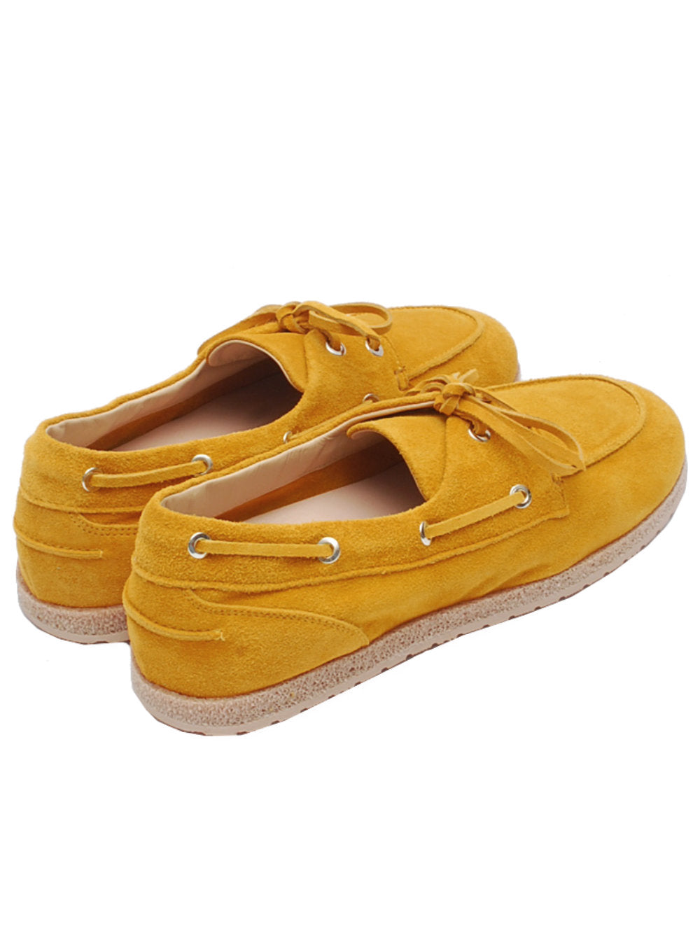 Barche Donna Lara Manni 1002 Camoscio Ocra Pe25 - Calzature Nucca