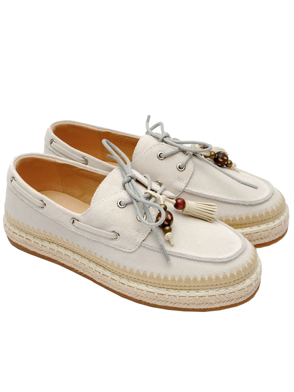 Barche Donna Lara Manni 483251 Camoscio Ghiaccio Pe26