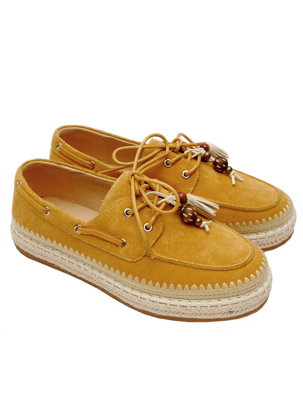 Barche Donna Lara Manni 483251 Camoscio Ocra Pe26