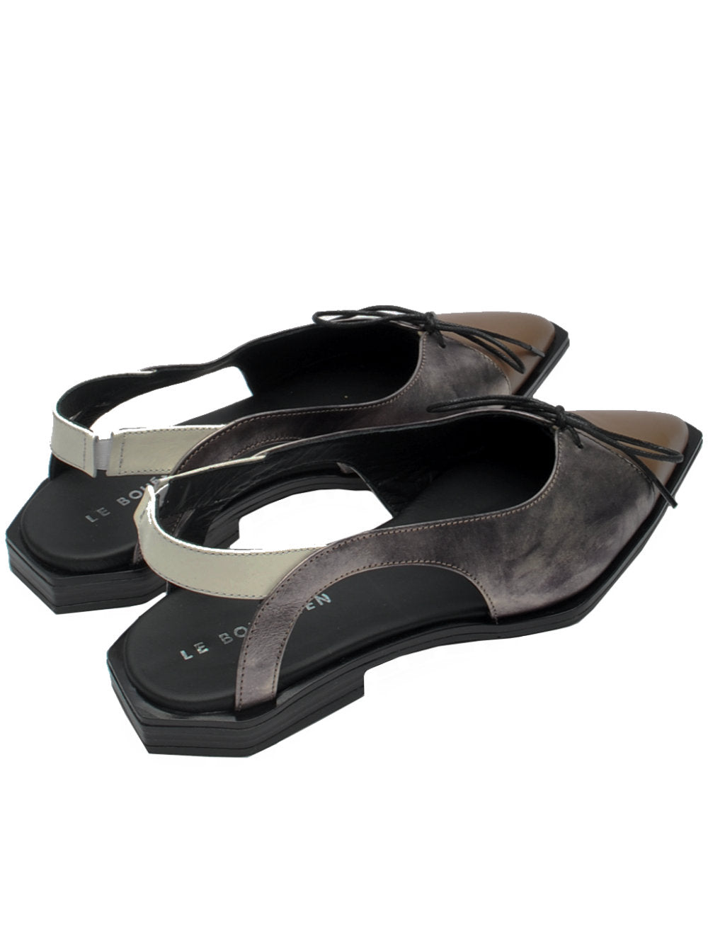 Slingback Donna Le Bohémien P23 Caffè Argento Pe26