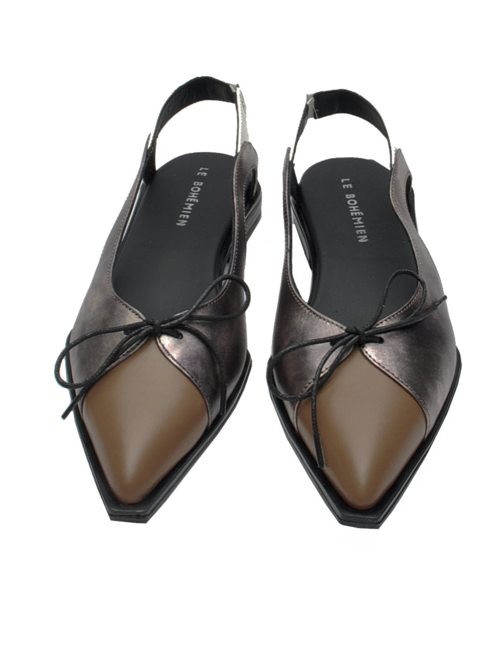 Slingback Donna Le Bohémien P23 Caffè Argento Pe26