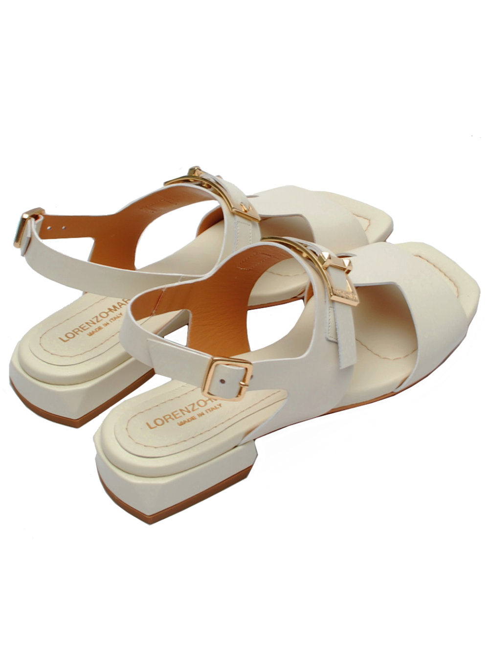 Sandalo Lorenzo Mari Fiordaliso 18 Vitello Latte Pe26