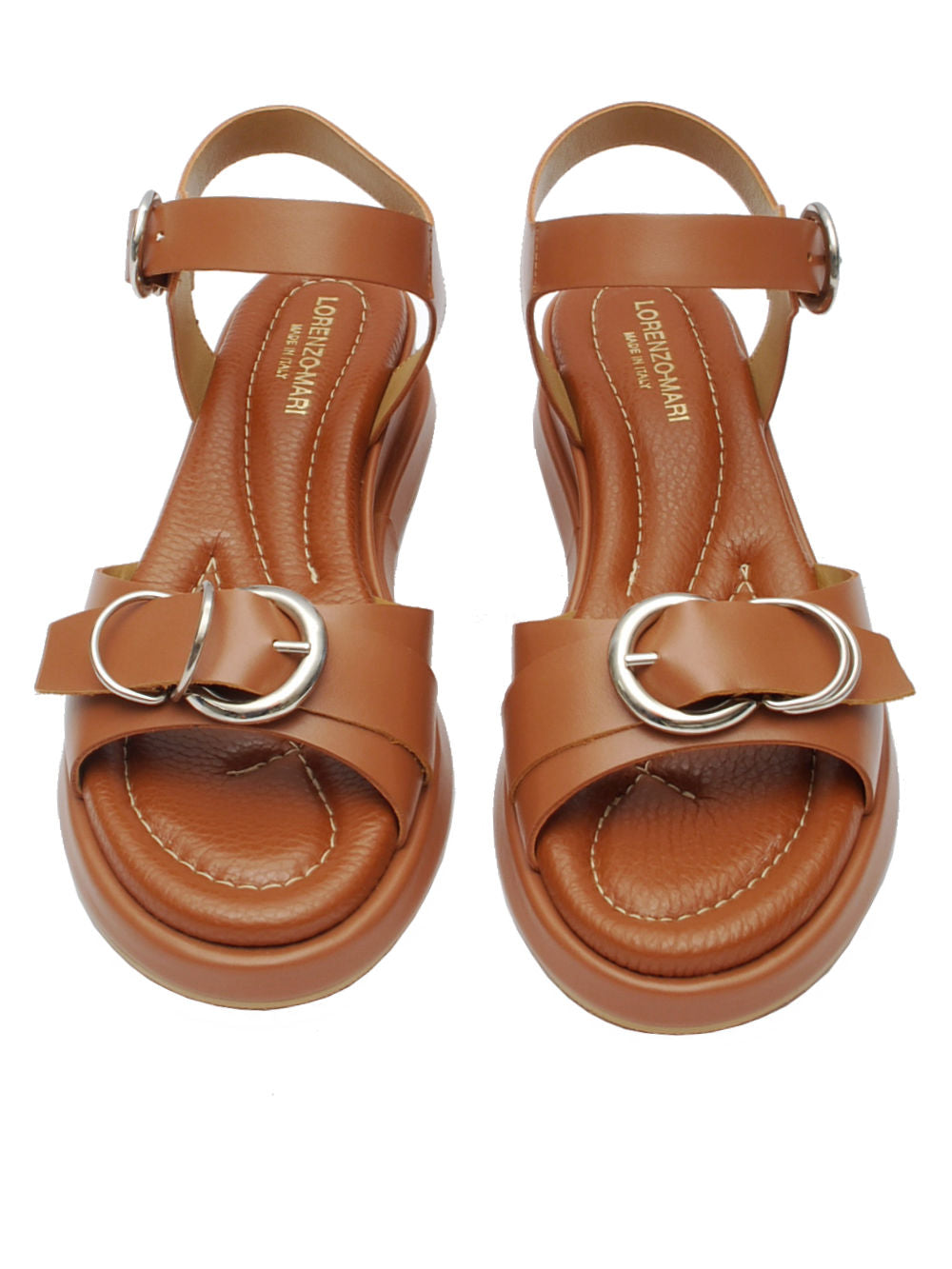 Lorenzo Mari Sandalo Petunia 11 Vitello Caramello Pe26