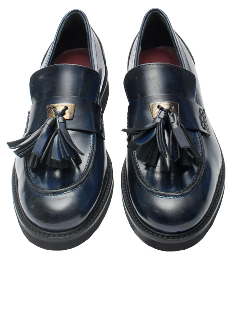 Mocassino Donna Midare Art. 308 - Spazzolato Blu Ai25 - Calzature Nucca