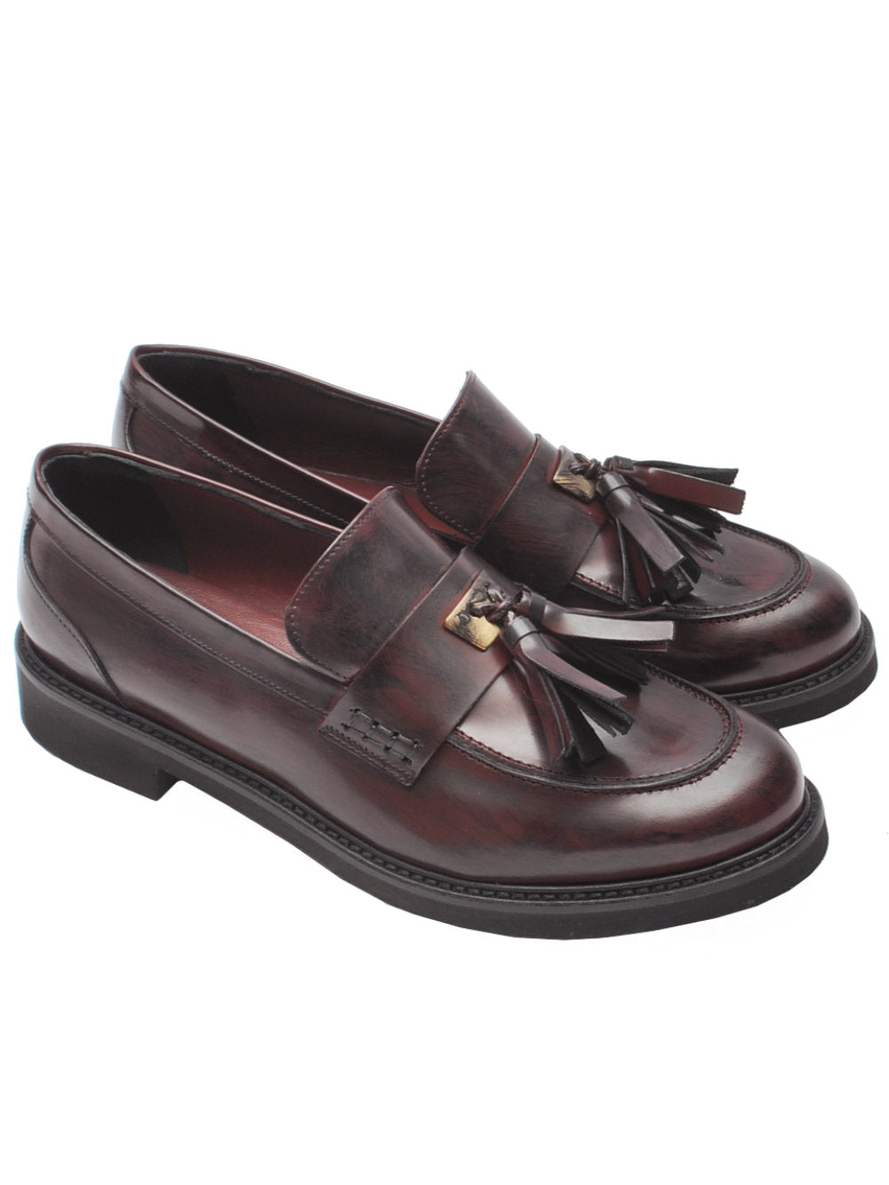 Mocassino Donna Midare Art. 308 - Spazzolato Bordeaux Ai25 - Calzature Nucca (Copia)