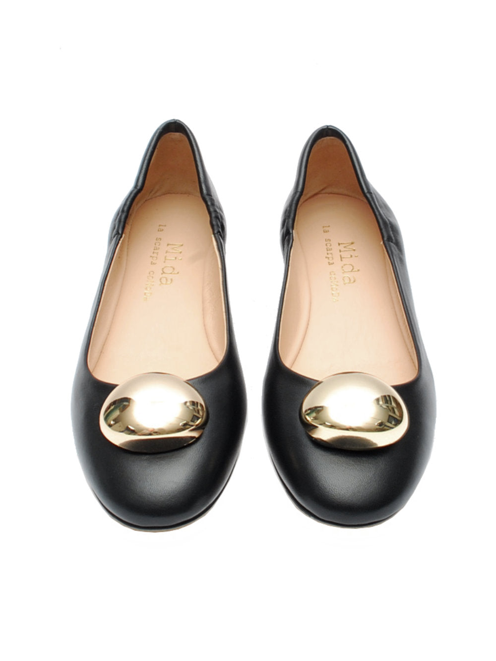 Ballerina Nera Midare 45 - Comfort Sacchetto Tacco 20 Pe25 - Calzature Nucca
