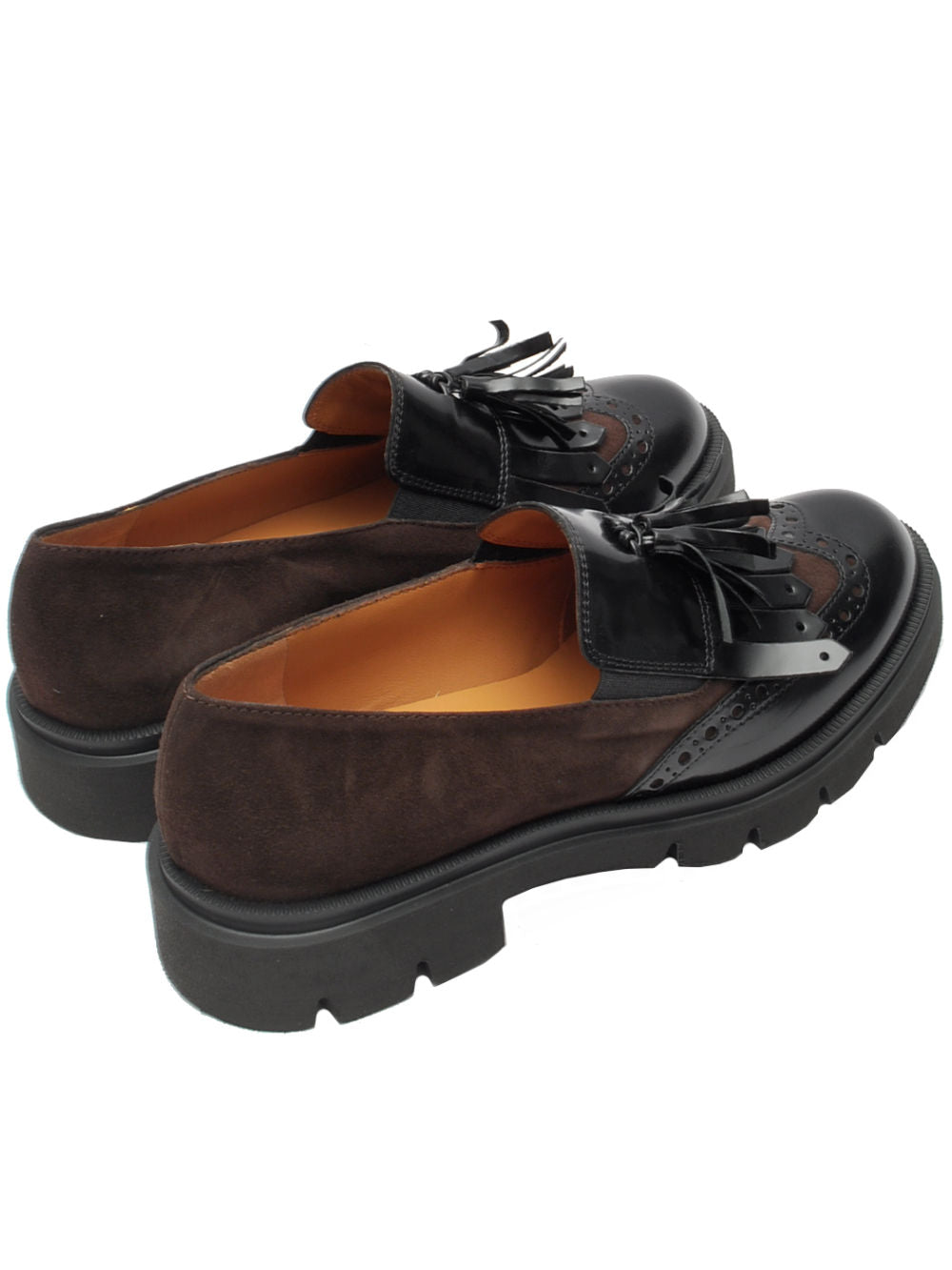 Pantofola Donna Midare Art.11367 -Pelle Nera Camoscio T. Moro Ai26