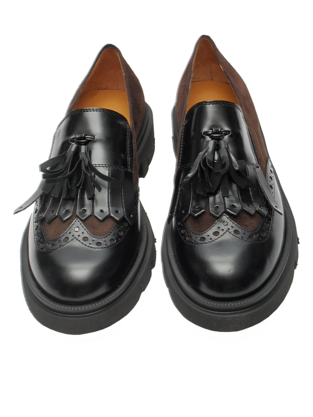 Pantofola Donna Midare Art.11367 -Pelle Nera Camoscio T. Moro Ai26