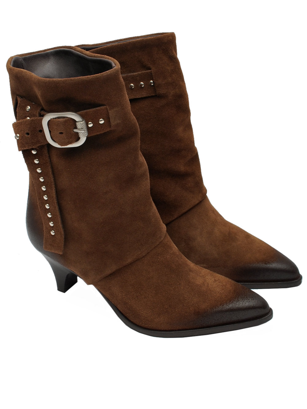 Tronchetto Donna Mimmu M437M1 Camoscio Birra Ai26