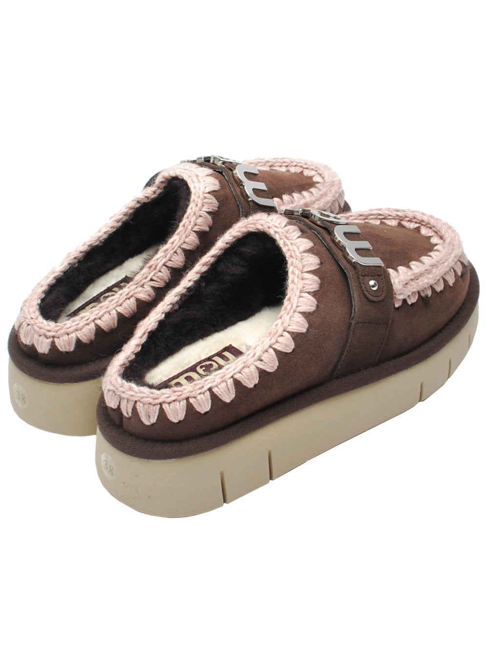 Sabot Donna Mou BOUNCE CLOG Mocha- ai25 Calzature Nucca