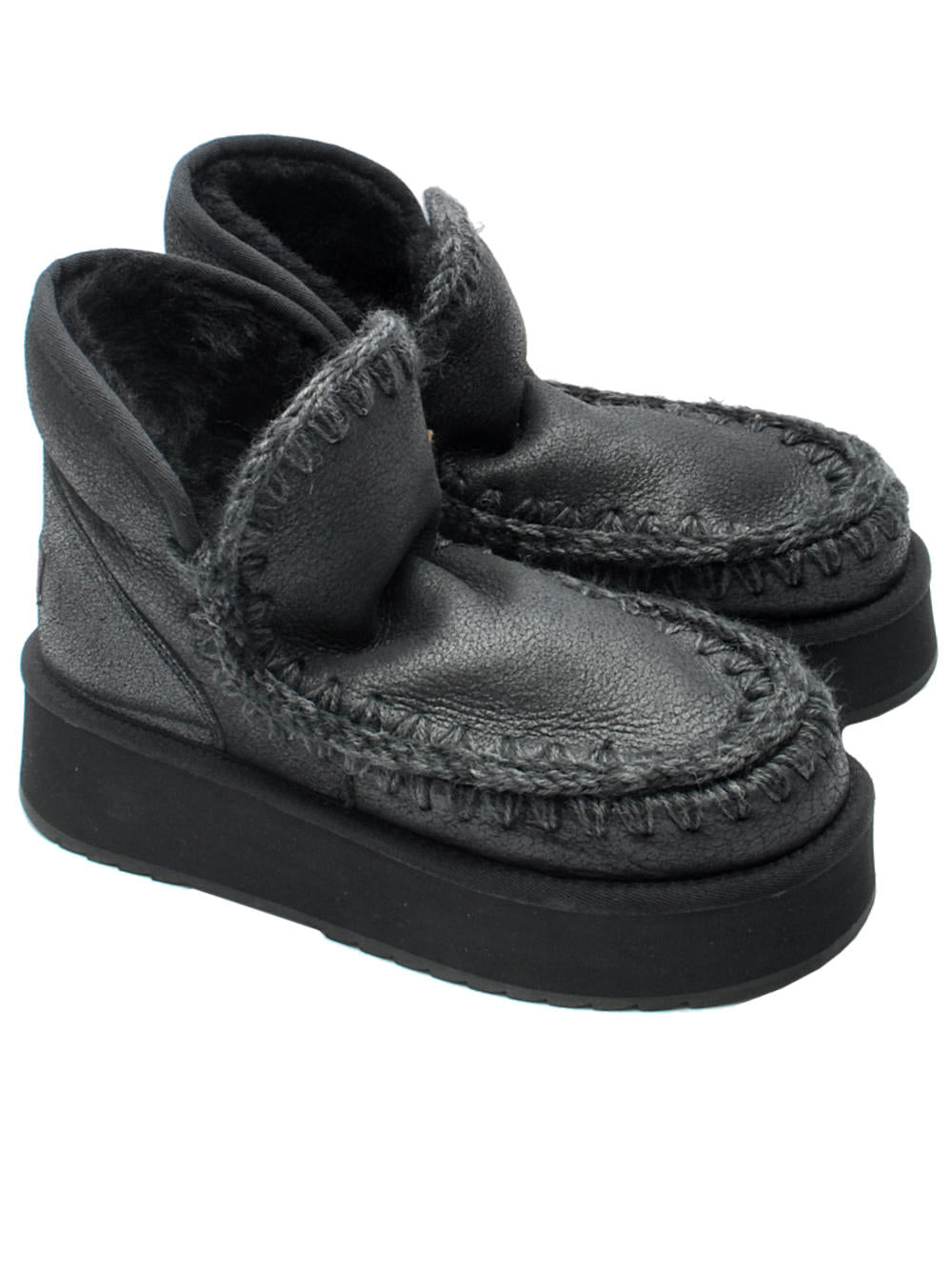 Mou tronchetto mini eskimo platform boot Black ai24