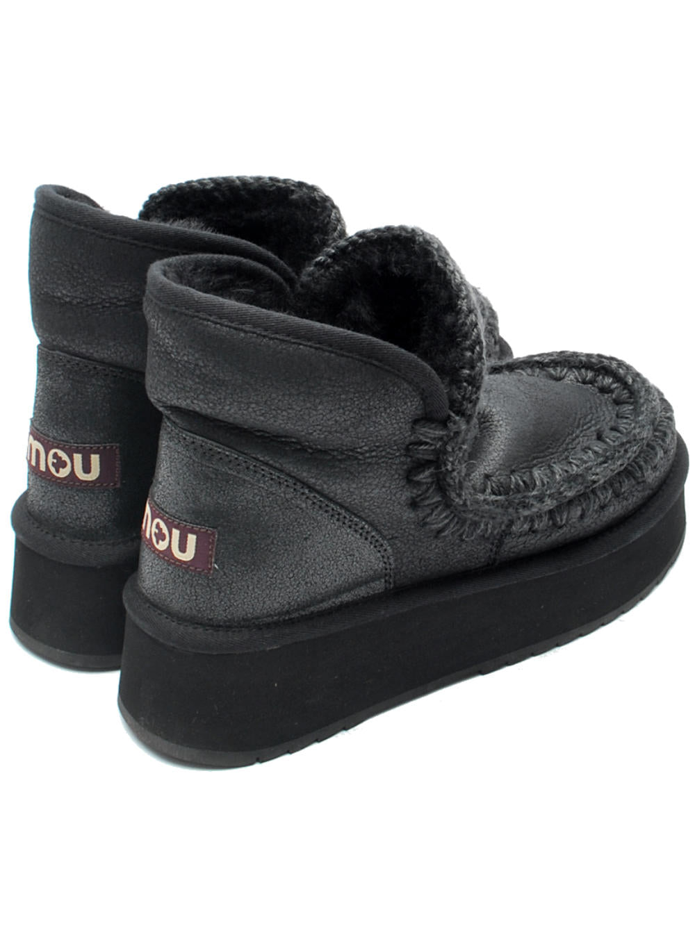 Mou tronchetto mini eskimo platform boot Black ai24