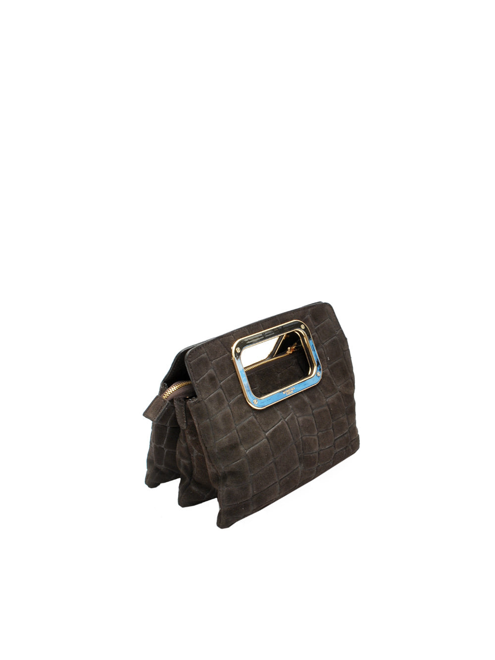 My Best Bag borsa Viktoria 3038 Croco Dark Brown Ai26