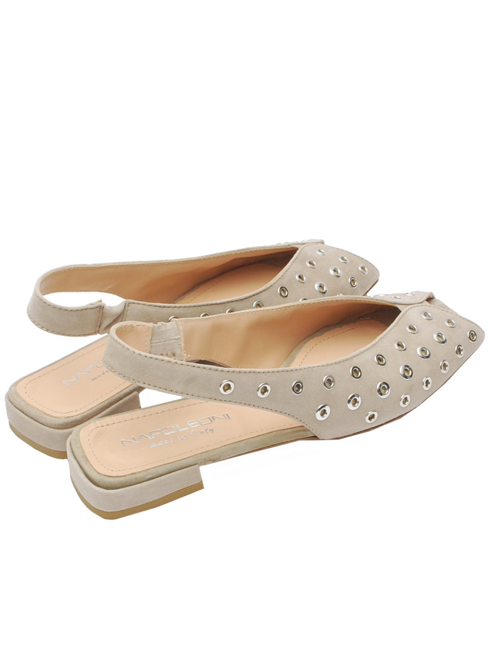 Sandalo Donna Napoleoni A1615 Camoscio Tortora Pe26