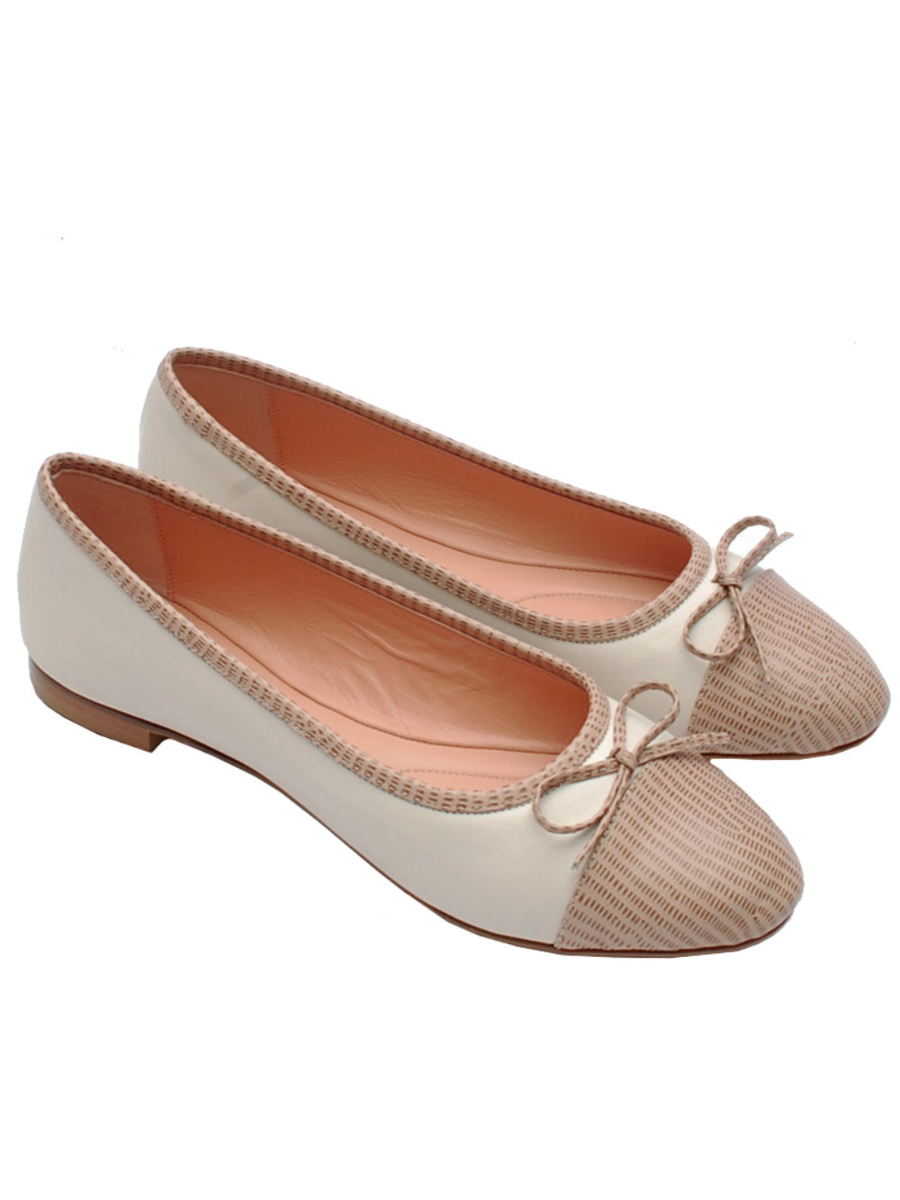 Oronero ballerina laccetto 1025bis nappa crudo pe24