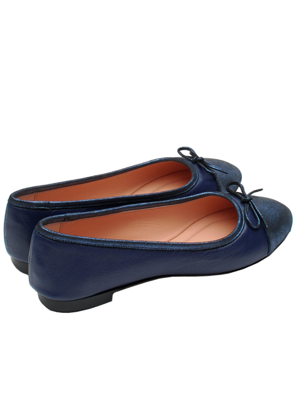 Oronero ballerina laccetto 1025bis nappa navy pe24