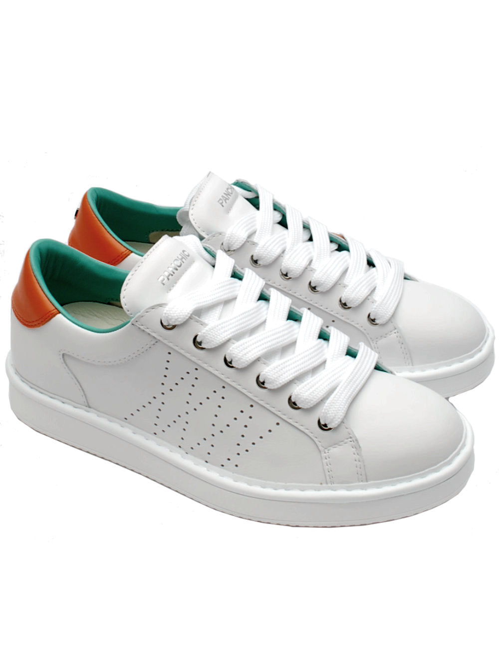 Panchic sneaker bianco arancione p01m013 pe24