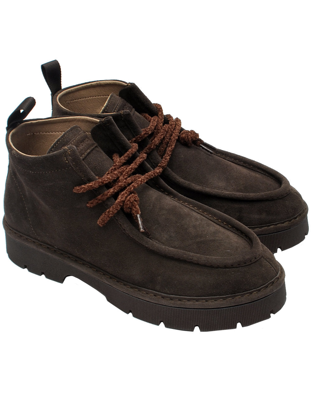 Panchic polacco lacci p99m002 ankle boot suede ebony ai24