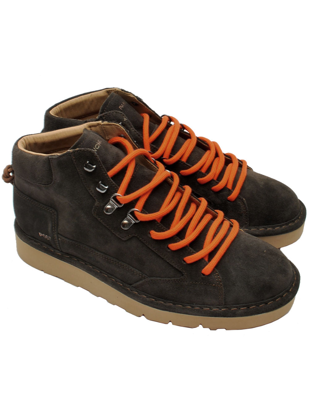 Polacco Uomo Panchic P007 Clay Ankle Boot - Suede Coffee Ai26