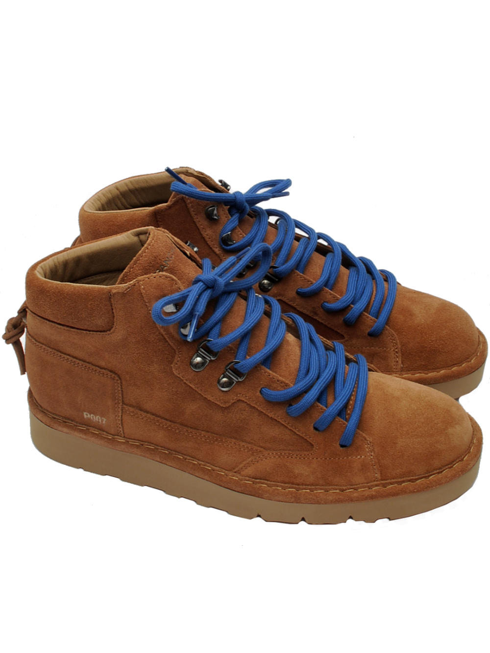 Polacco Uomo Panchic P007 Clay Ankle Boot - Suede Cognac Ai26