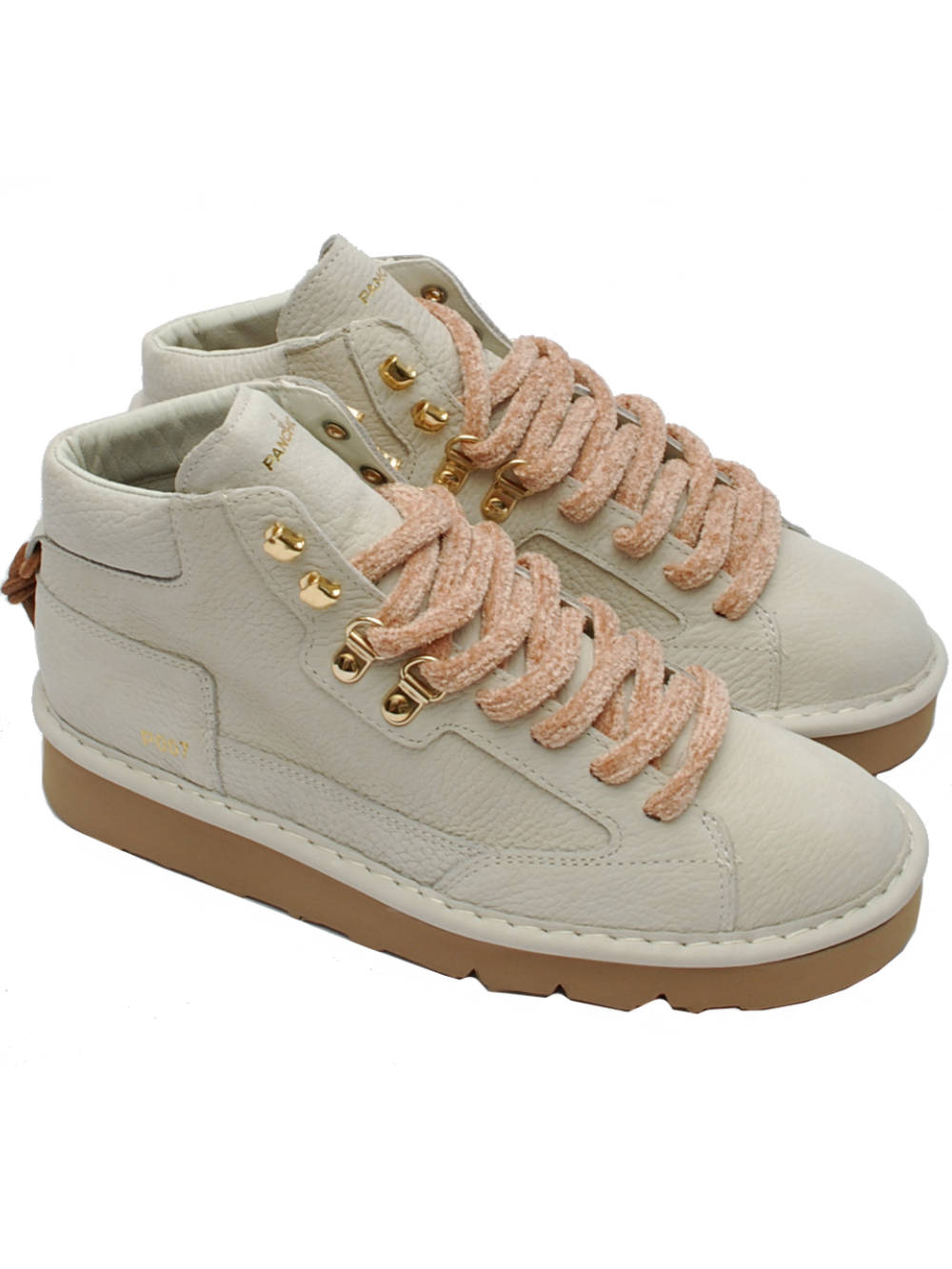 Polacco Donna Panchic P007 Clay Ankle Boot Ivory Ai26