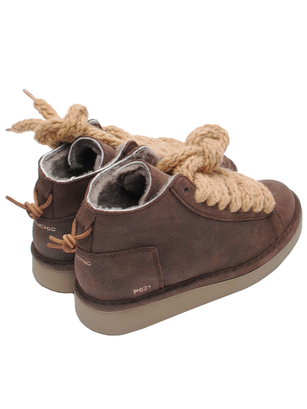 Polacco Donna Panchic P021 Cozy Ankle Boot Cocoa Ai26