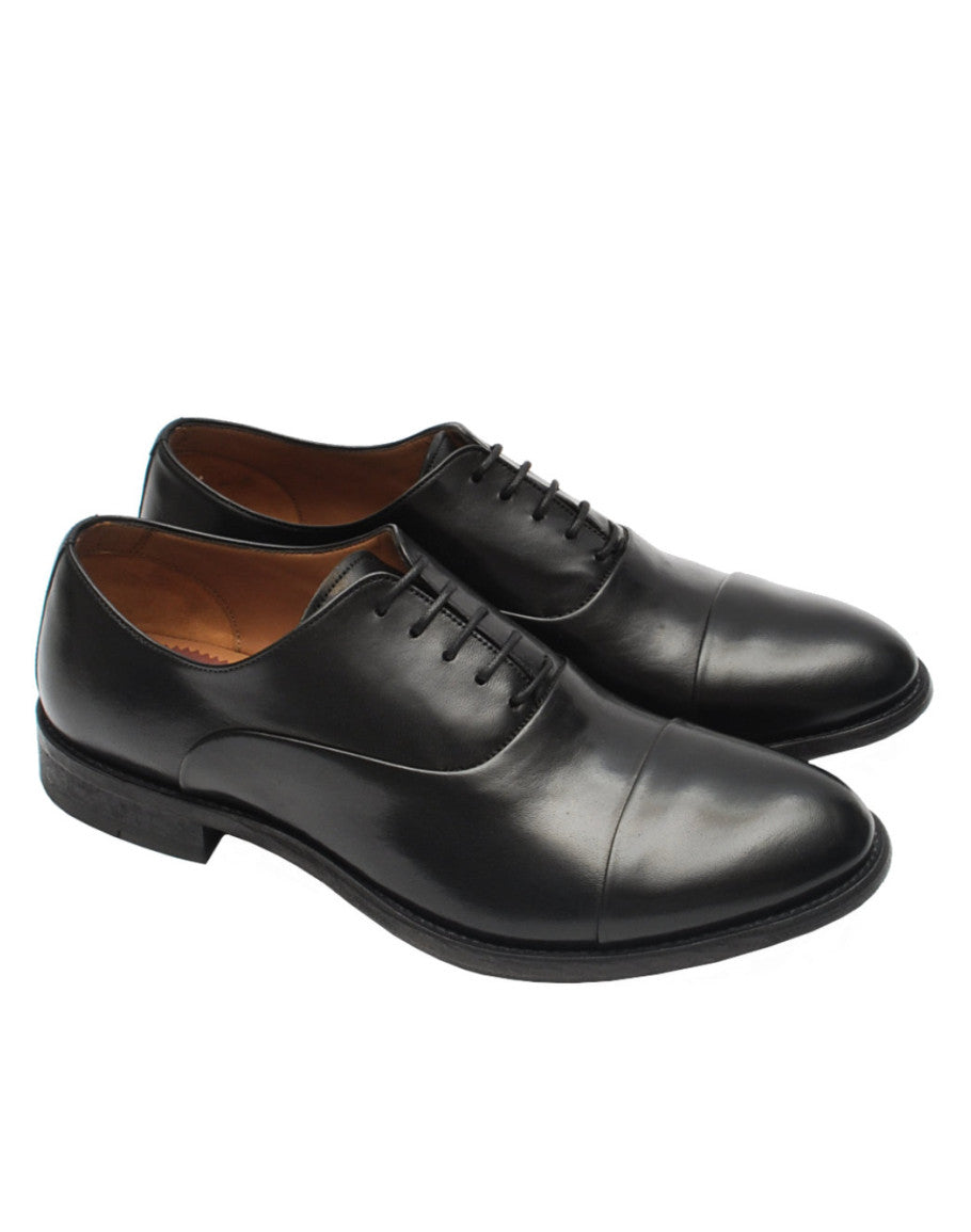 Scarpe Francesine Uomo Piero Casari 050 Nappa Nera Pe25 - Calzature Nucca