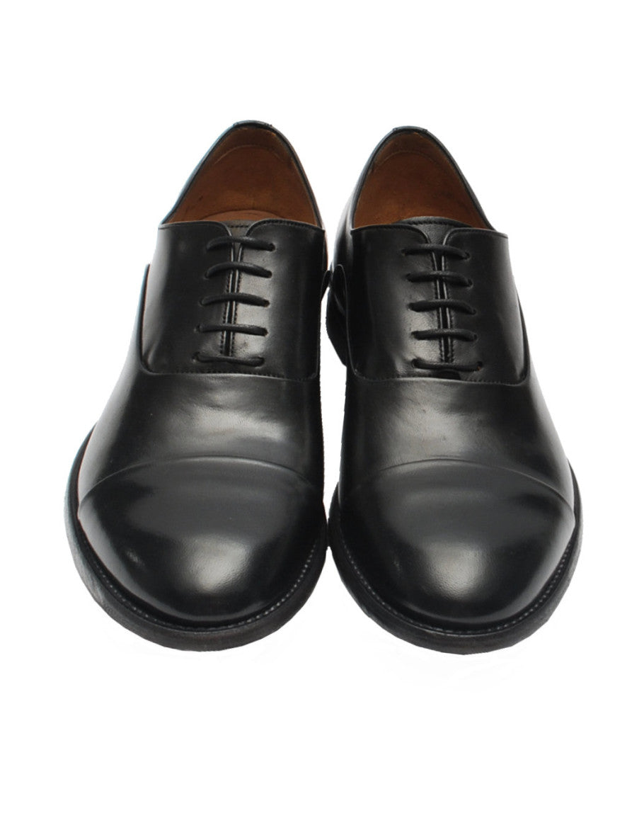 Scarpe Francesine Uomo Piero Casari 050 Nappa Nera Pe25 - Calzature Nucca