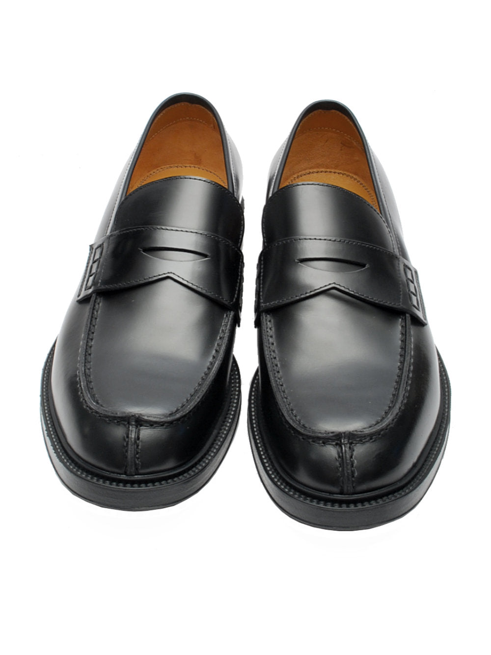 Mocassino Uomo Piero Casari 207 - Vitello Spazzolato Nero Ai25 - Calzature Nucca